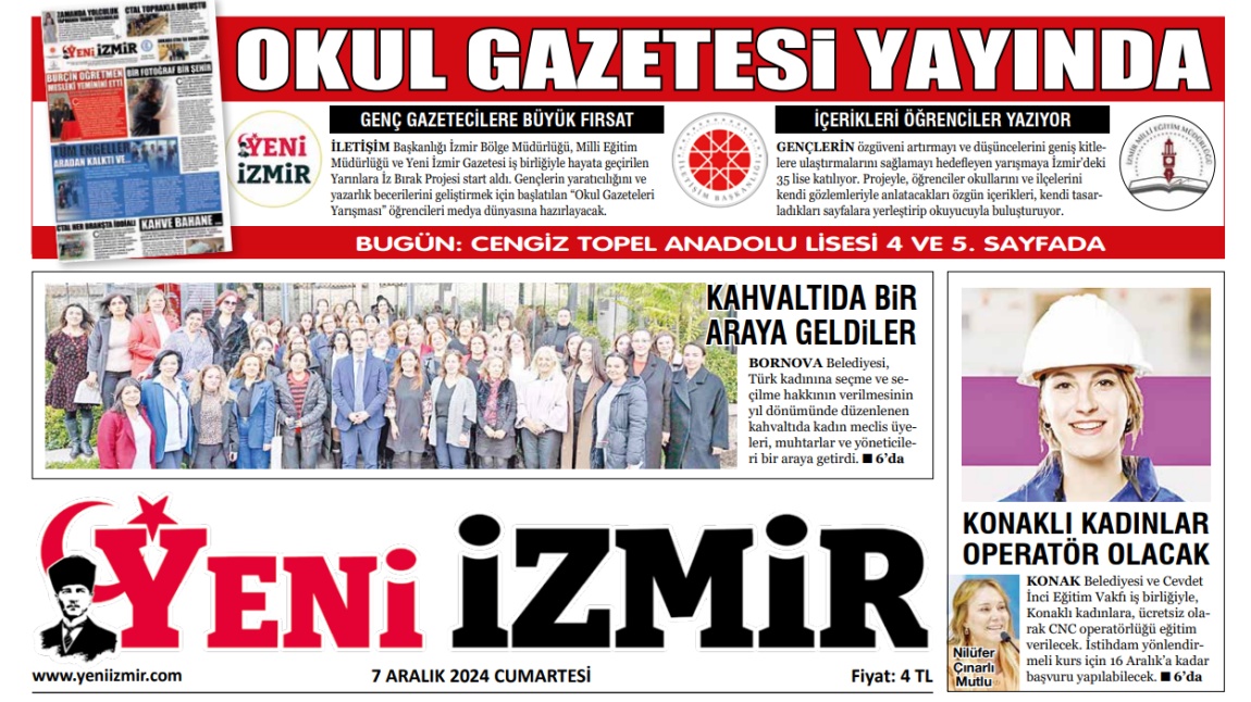 OKUL GAZETEMİZ YAYINDA