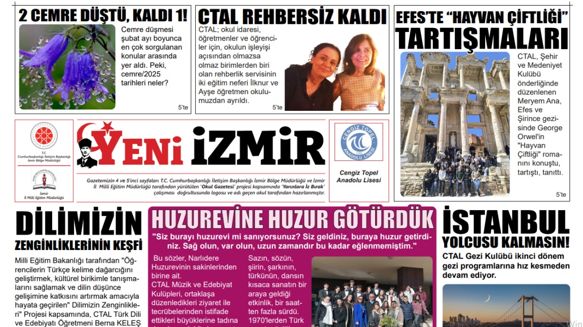 OKUL GAZETEMİZ YAYINDA